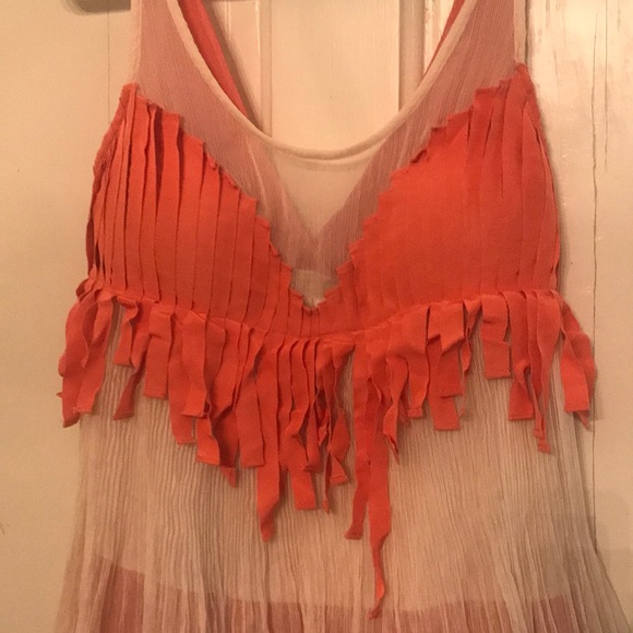 Multicolored ruffle dress - Picture 2 of 4